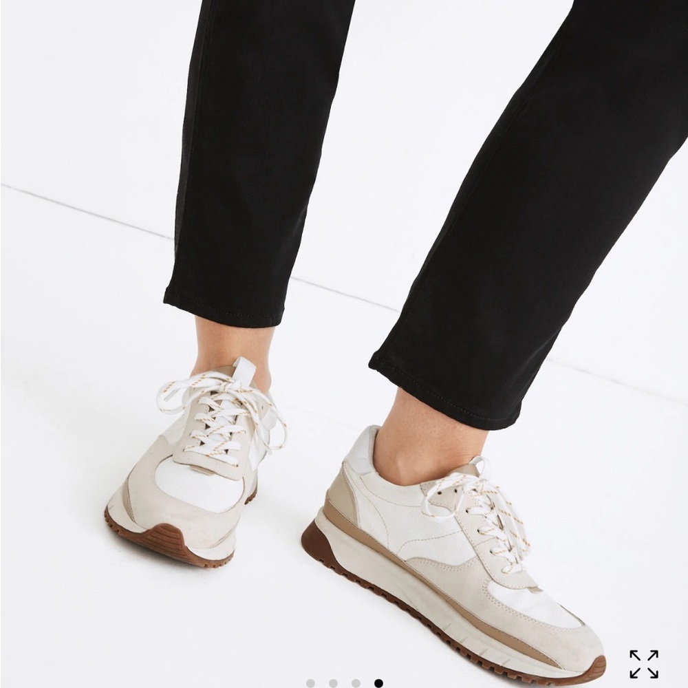 Madewell women’s Cream Sneakers size 10
